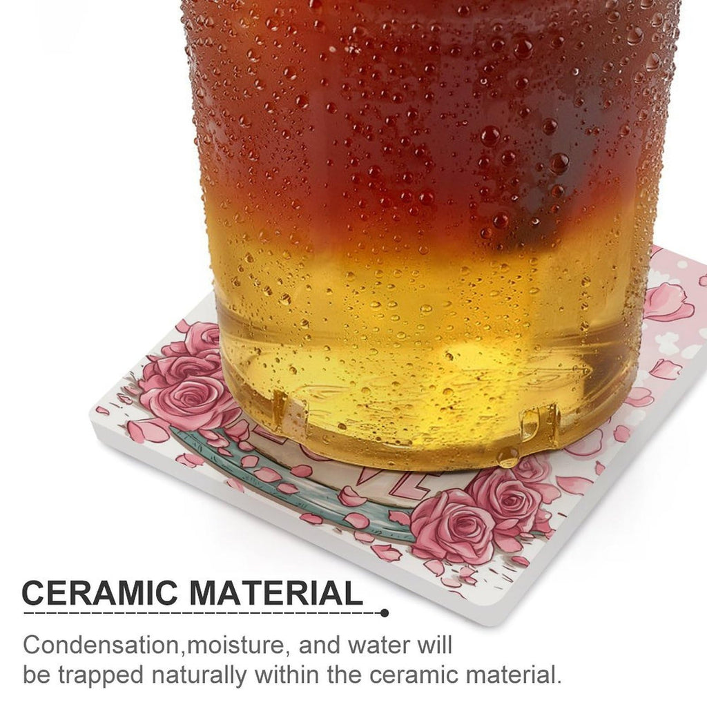 Ceramic Coasters Set N26545