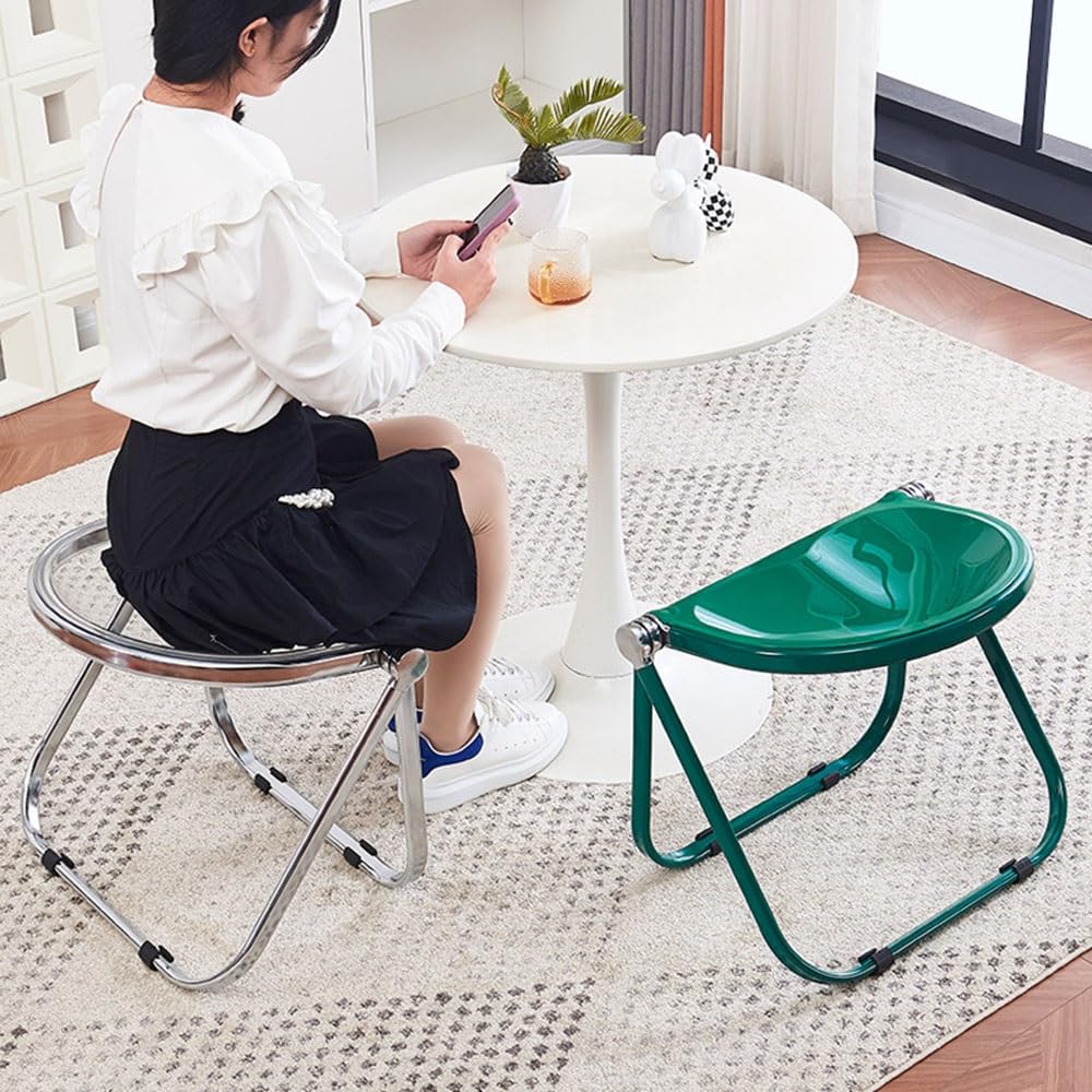 Black Acrylic Folding Chair M991444
