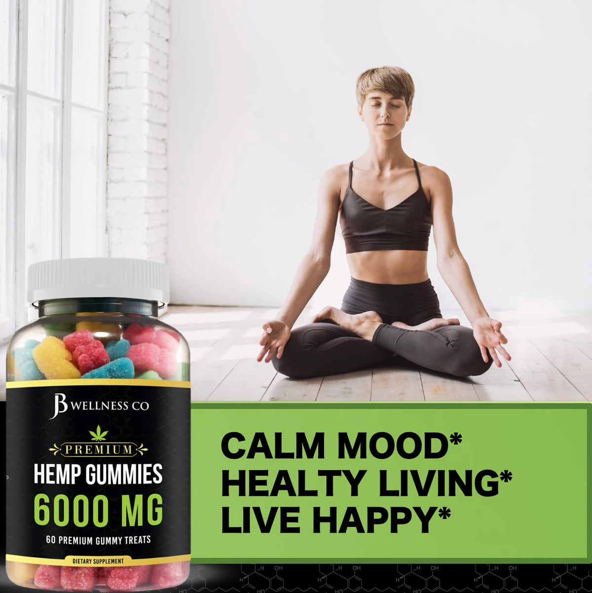 Hemp Gummies with Hemp Oil 2-Pack K557135