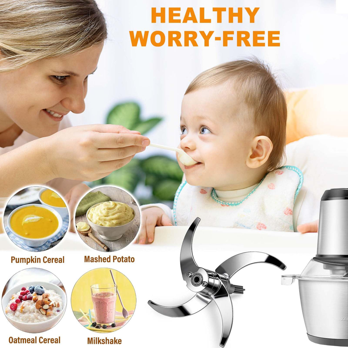 Stainless Steel Food Processor Blade A3246