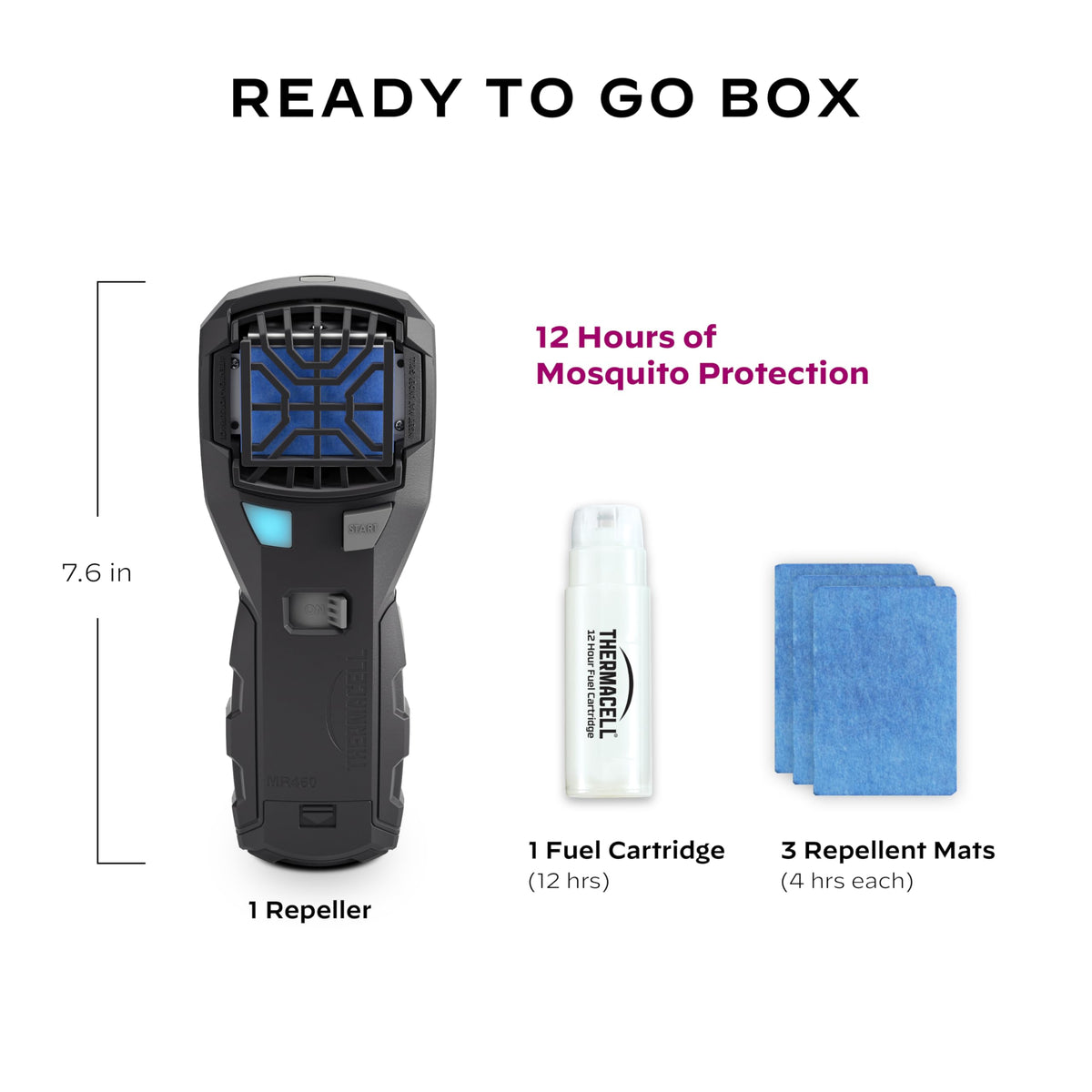 Portable Mosquito Repeller with 12-Hour Refill L57777