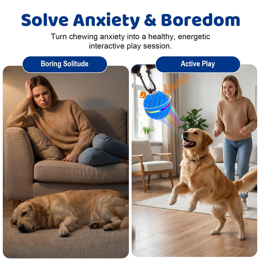 Interactive Dog Toys Ball for Aggressive Chewers H179