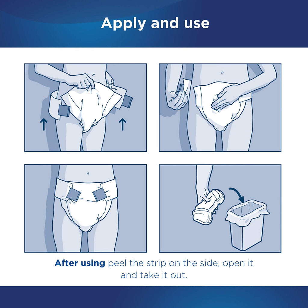 Adult Incontinence Briefs Medium Heavy Absorbency 96ct Case G221206