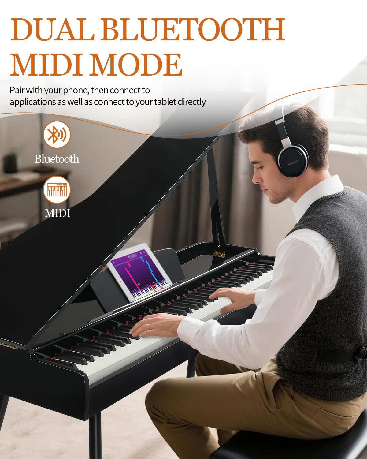 88 Key Weighted Action Digital Piano G945