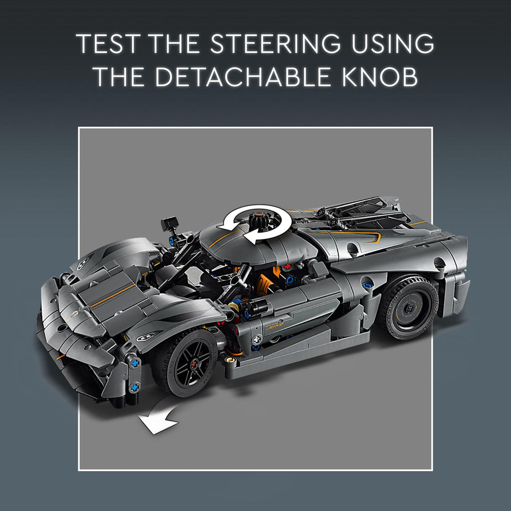 Grey Hypercar Building Set S625334