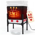 6.6 Gallon Heated Chicken Waterer with Stand S356