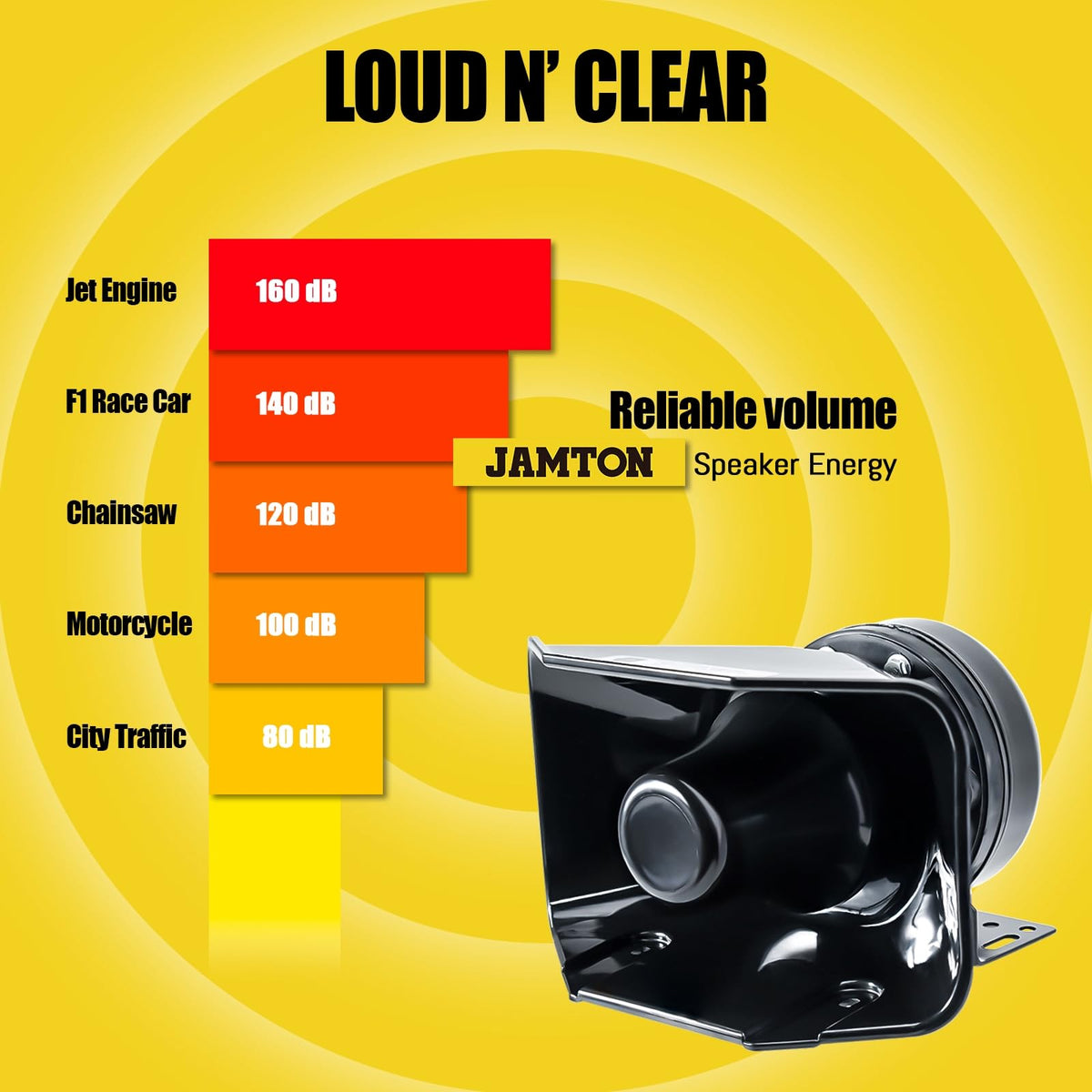 12V 400W 9 Tones Emergency Siren PA System with Microphone W71549