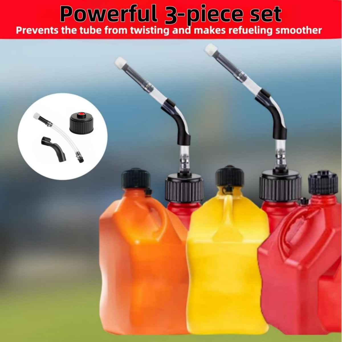 Fuel Jug Hose and Hose Benders, Gas Can Cap S271