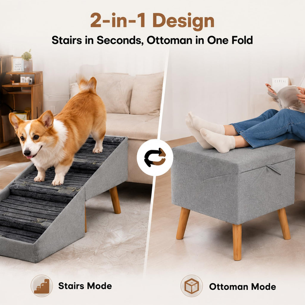 Foldable Anti Slip Pet Stairs S486418