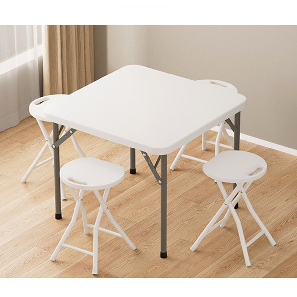 18 Inch Lightweight Folding Bar Stool with Handle H42842