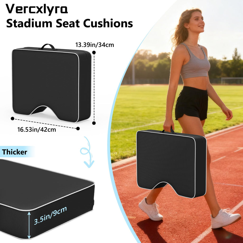 Waterproof Extra Thick 3.5" Portable Stadium Seat Cushions V840