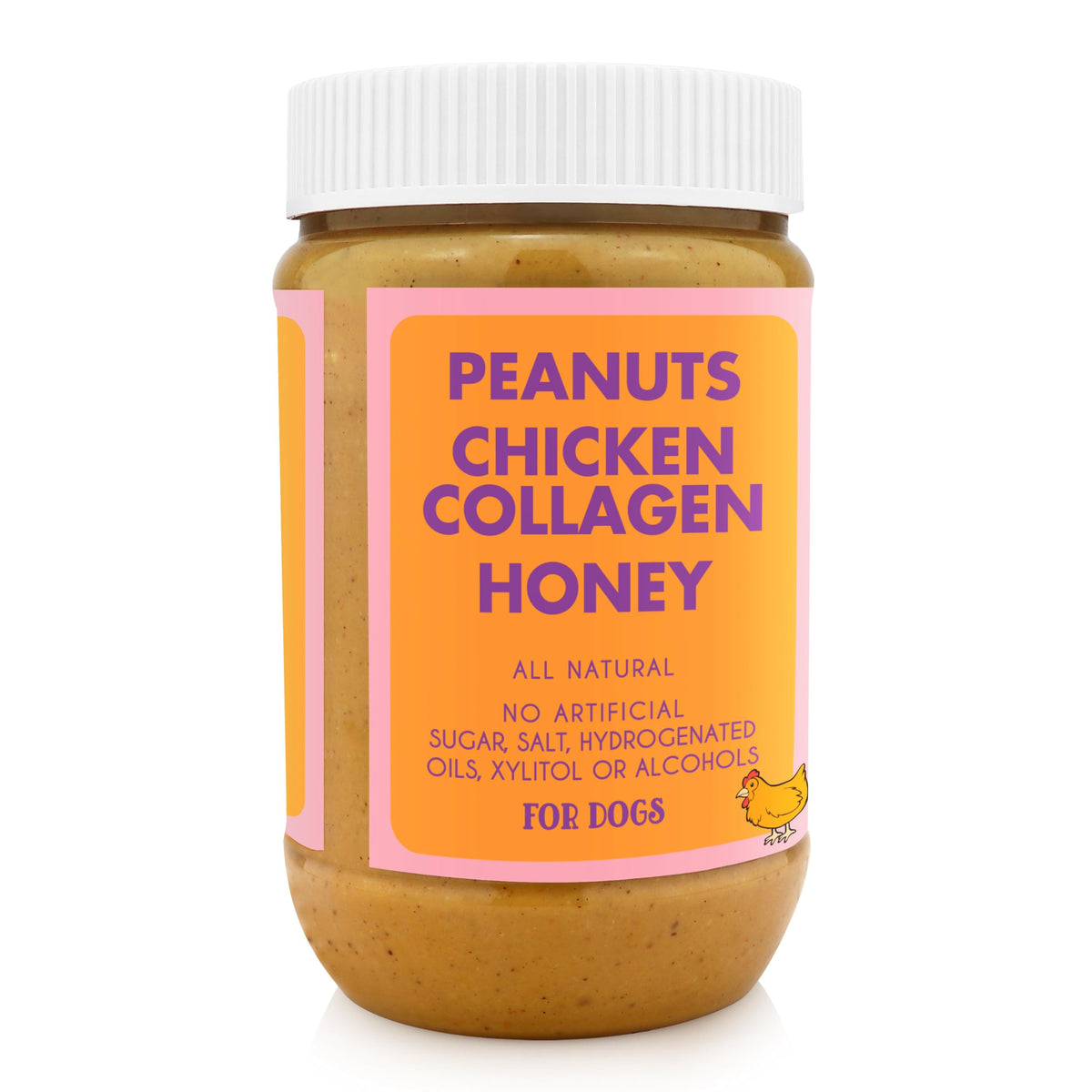 Chicken Collagen Peanut Butter Dog Treats 17oz X87645