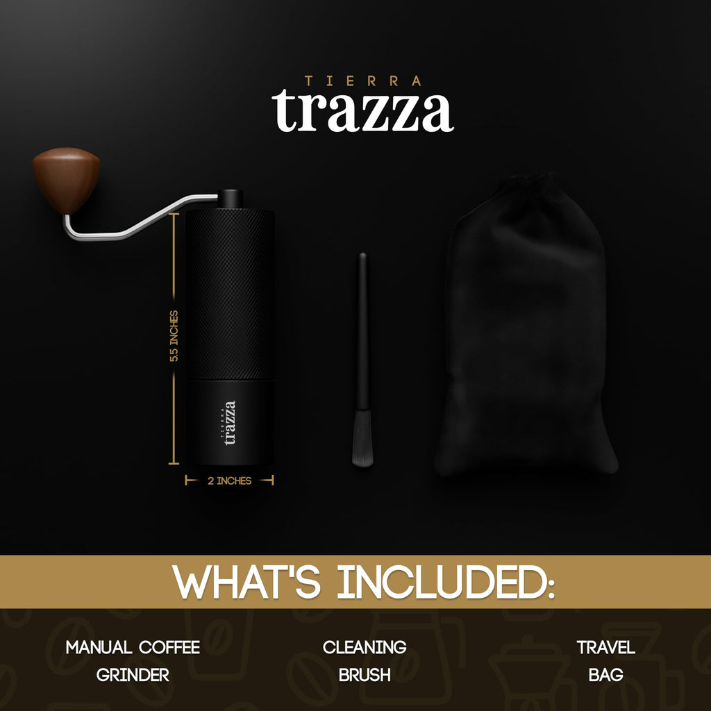 Conical Burr Manual Coffee Grinder with Stainless Steel Burrs X618