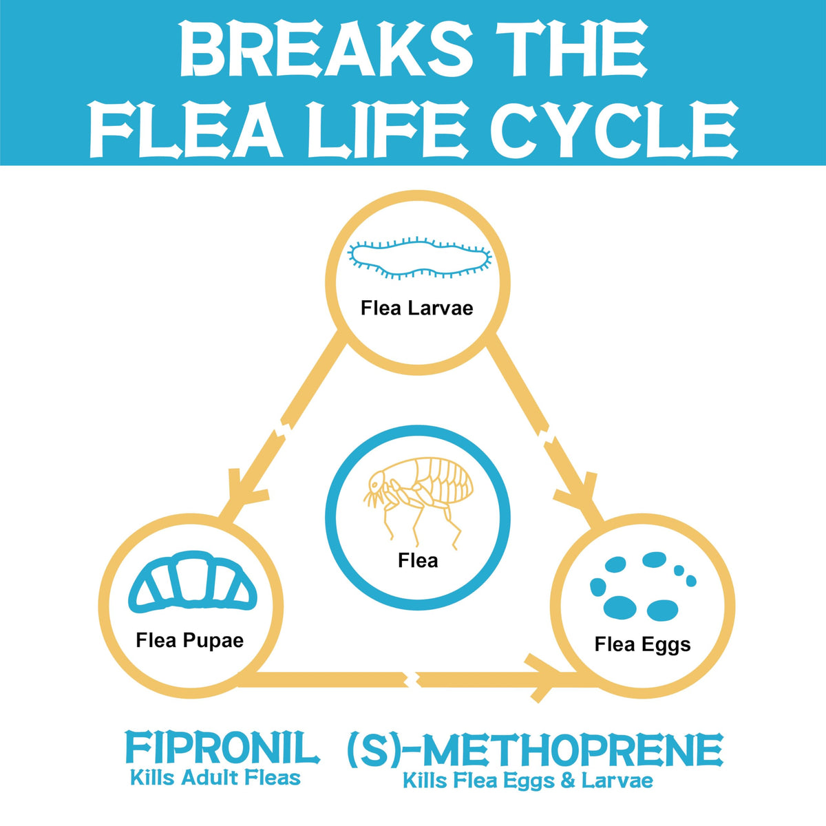 Flea and Tick Prevention for Dogs 6 Doses T824030
