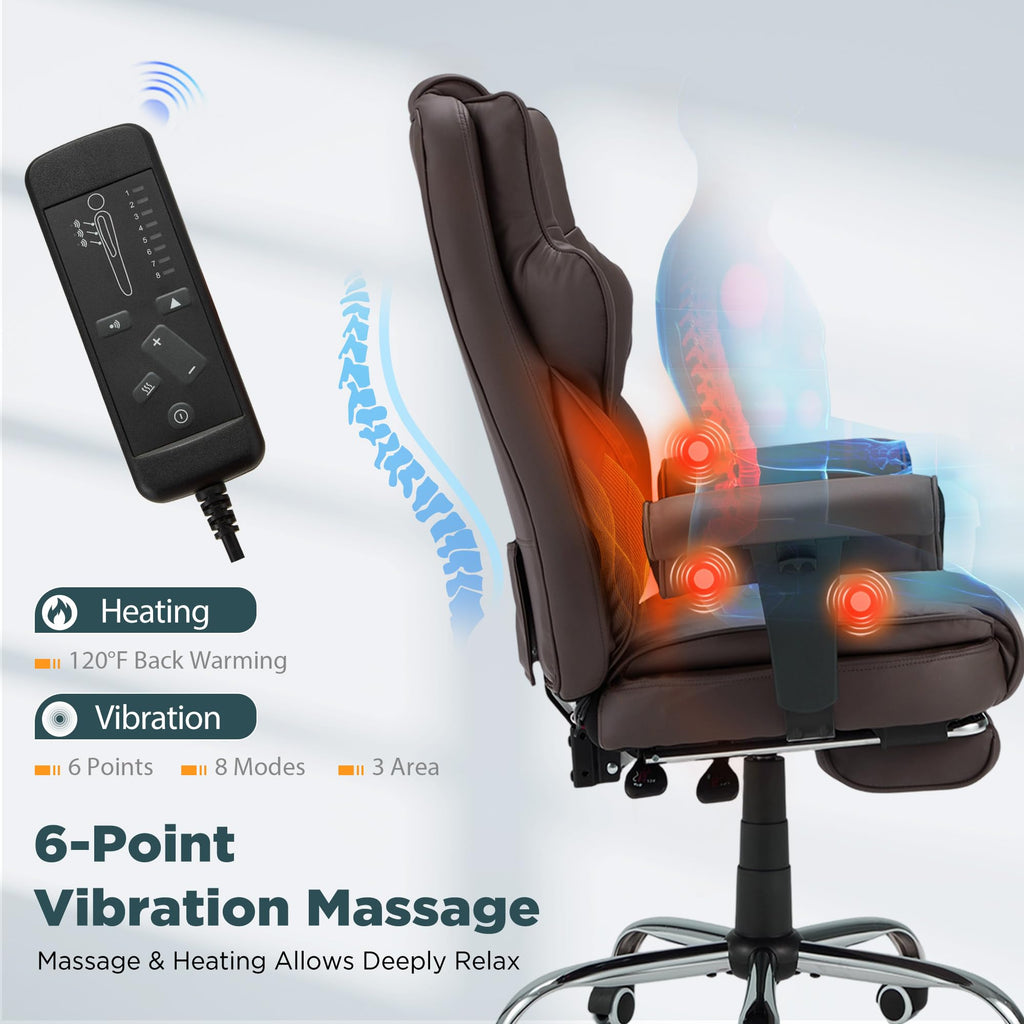 Brown Ergonomic Office Chair U8104
