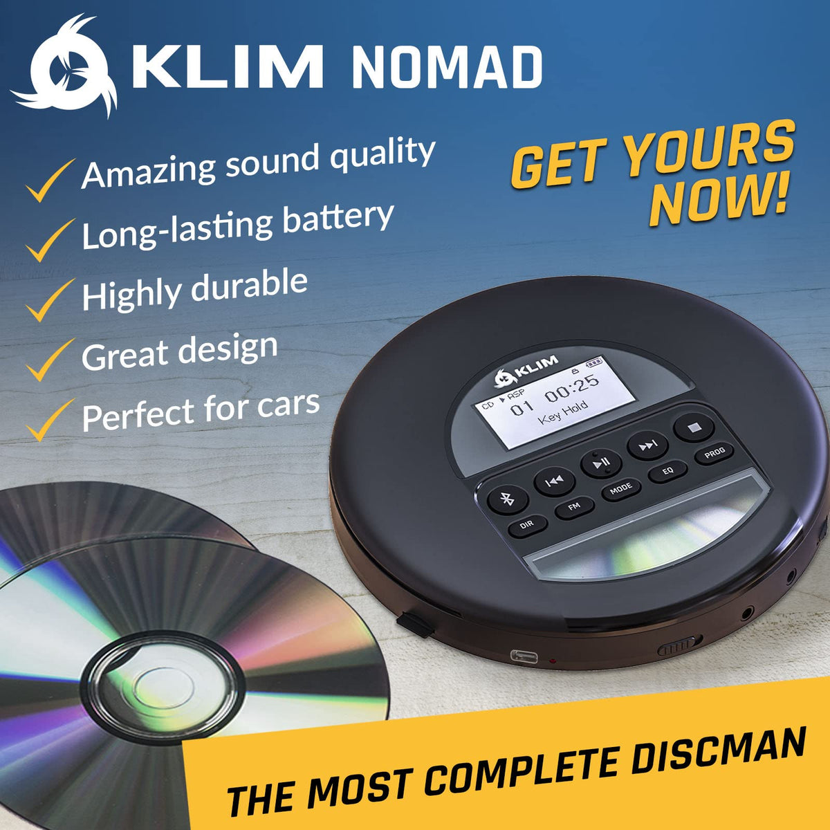 Portable CD Player with Headphones P39532
