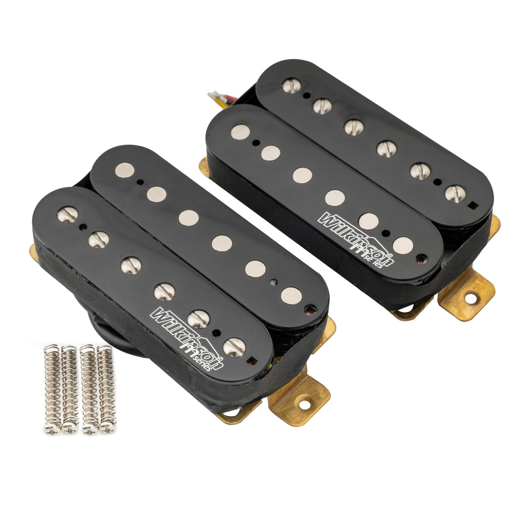 Alnico 5 Open Humbucker Pickups Set Black M149
