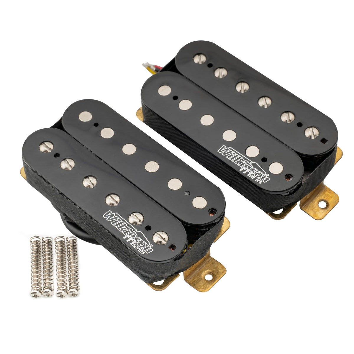 Alnico 5 Open Humbucker Pickups Set Black M149