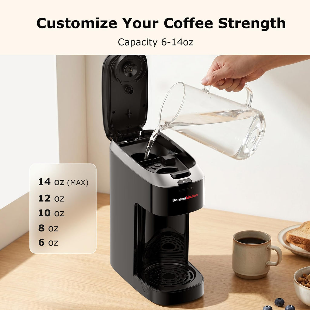 2-in-1 Single Serve Coffee Maker J229