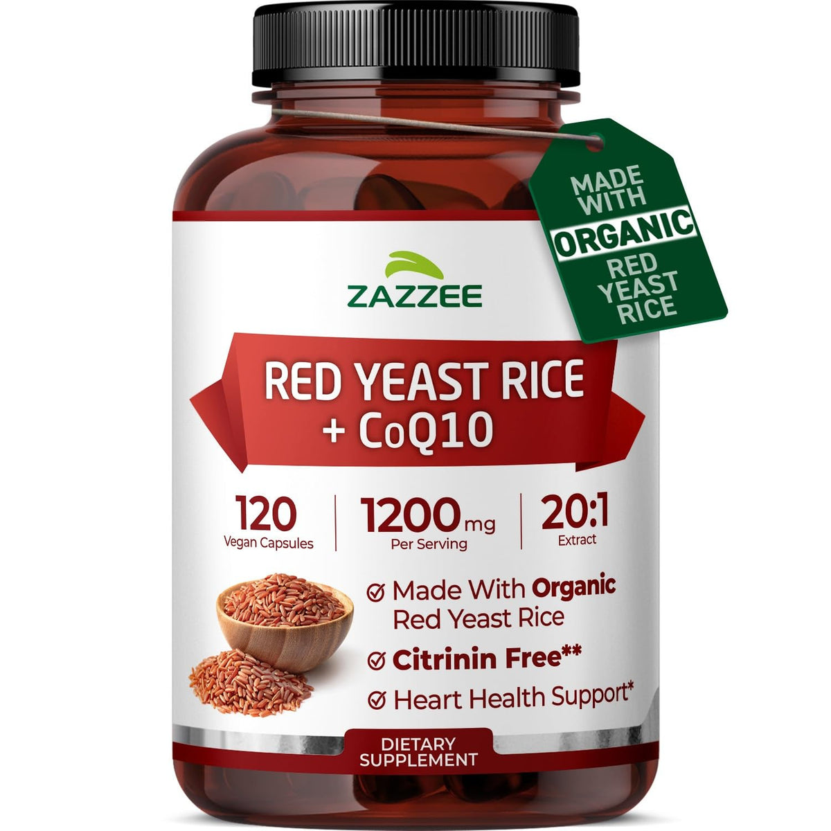 Organic Red Yeast Rice Extract with CoQ10 L29482
