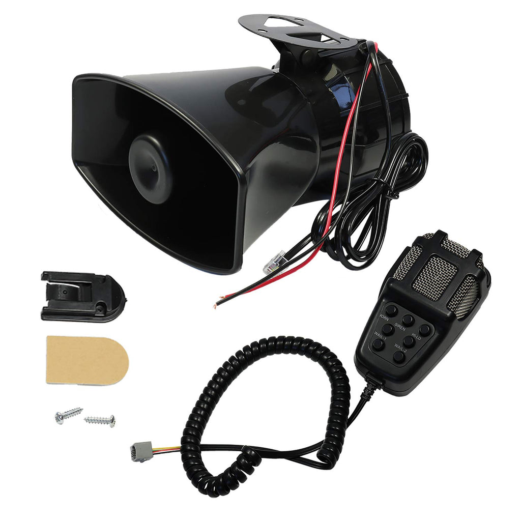7 Tone 100W 12V Car Siren Horn with Microphone C25925
