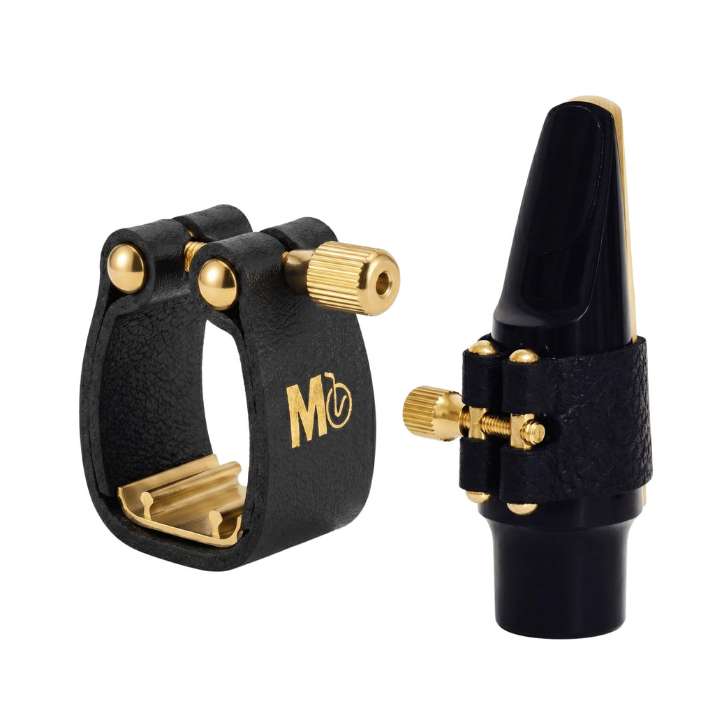 Adjustable Single-Screw Leather Alto Saxophone Ligature X5640