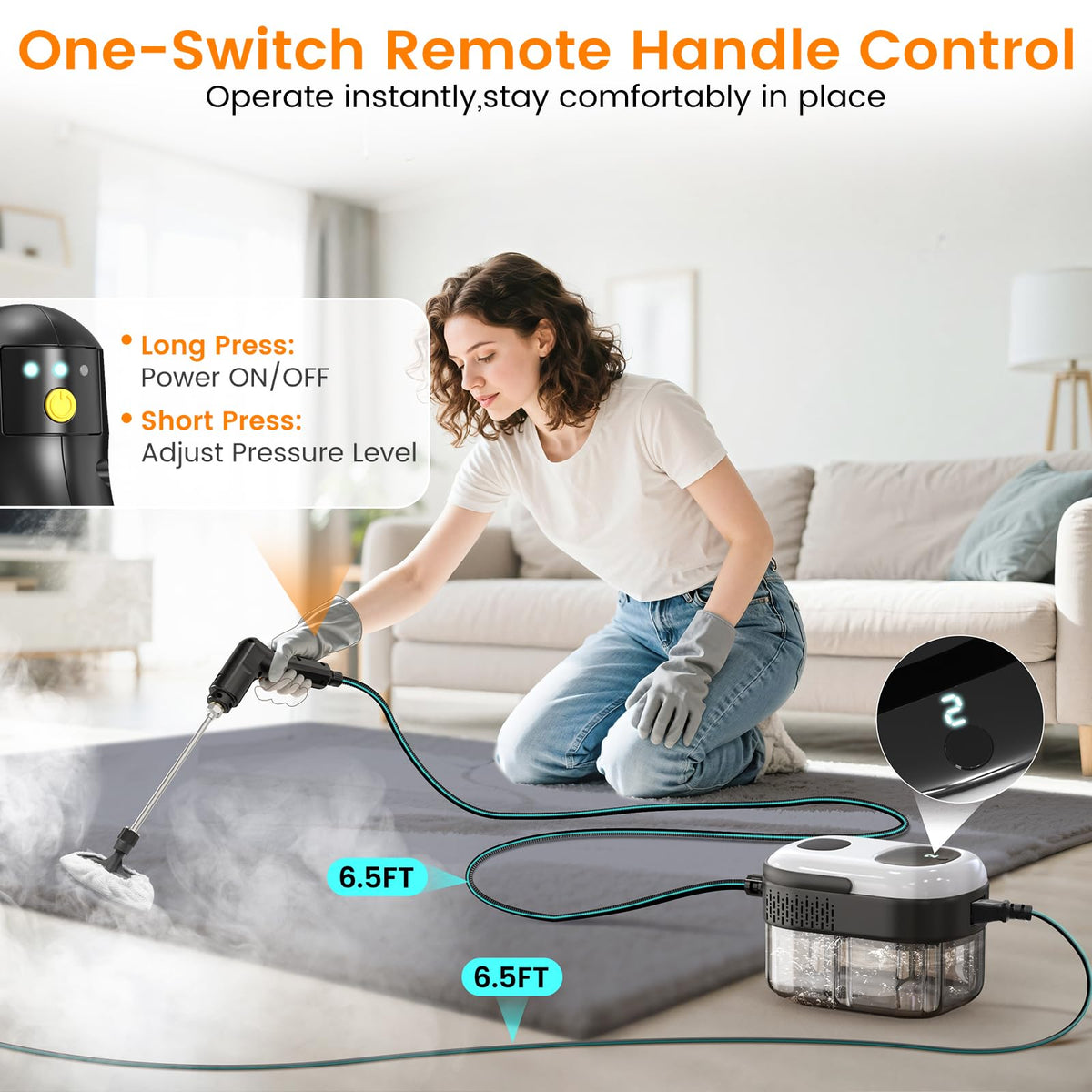 3-Level Handheld Steam Cleaner P1937