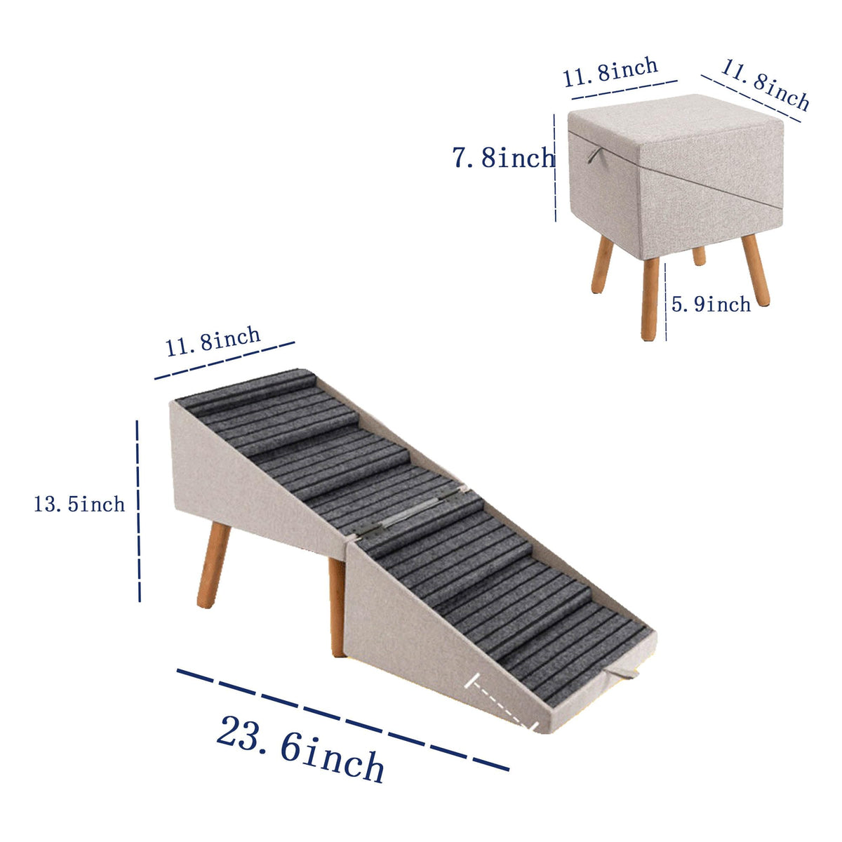 Foldable Anti Slip Pet Stairs S486418