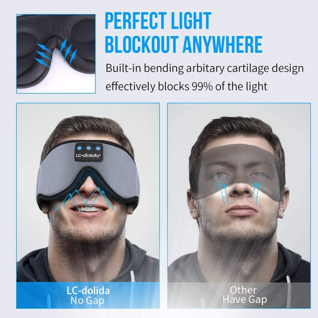 Sleep Mask with Bluetooth Headphones Cotton S327