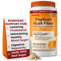 Psyllium Husk Powder Fiber Supplement Orange Flavor 48.2 oz M991592