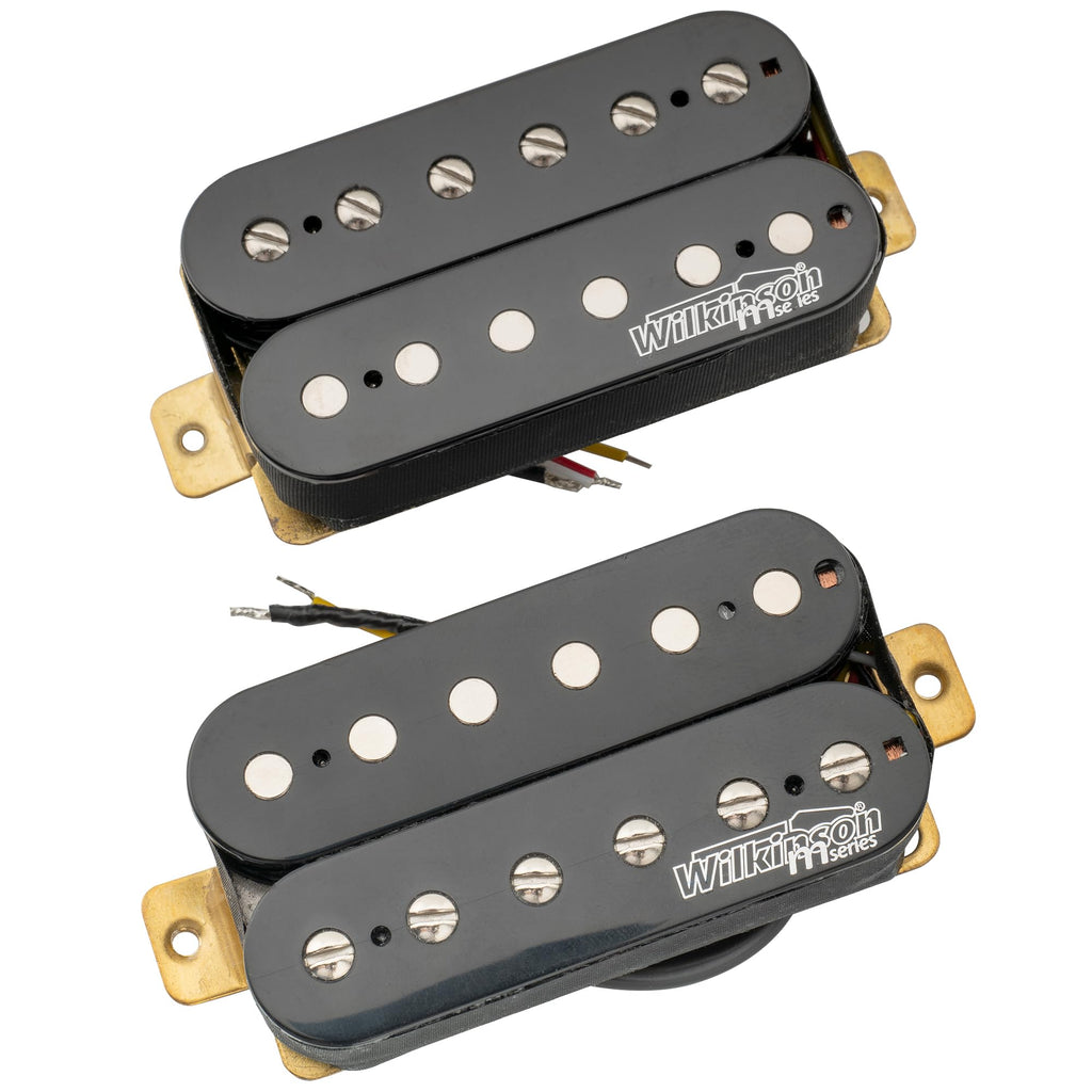 Alnico 5 Open Humbucker Pickups Set Black M149