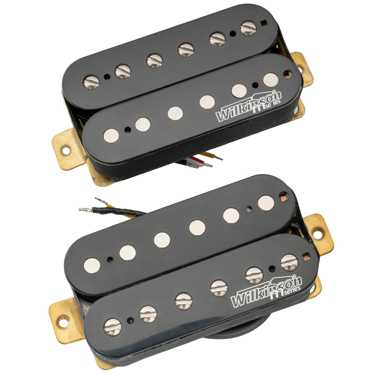 Alnico 5 Open Humbucker Pickups Set Black M149