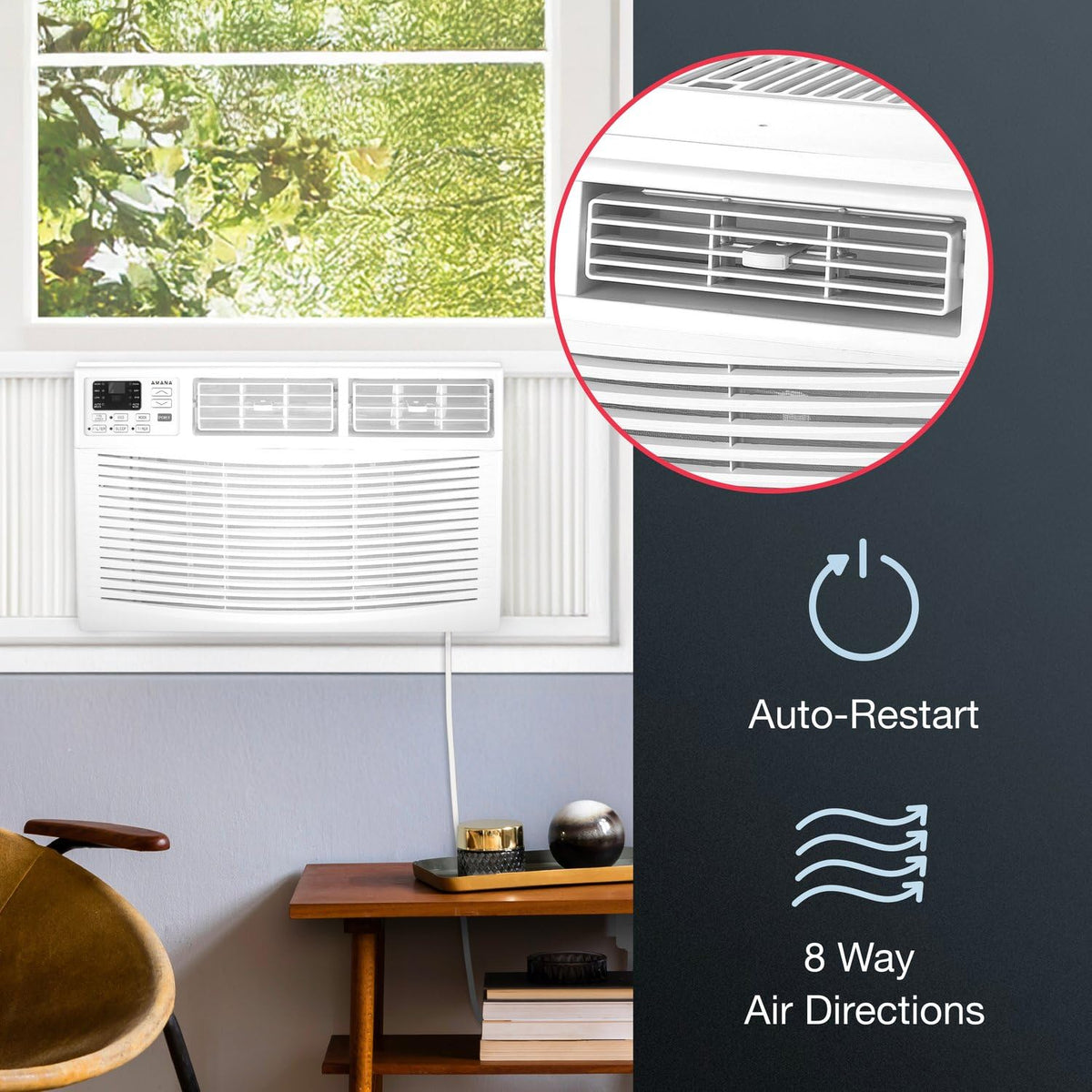 10,000 BTU White Window Air Conditioner S751