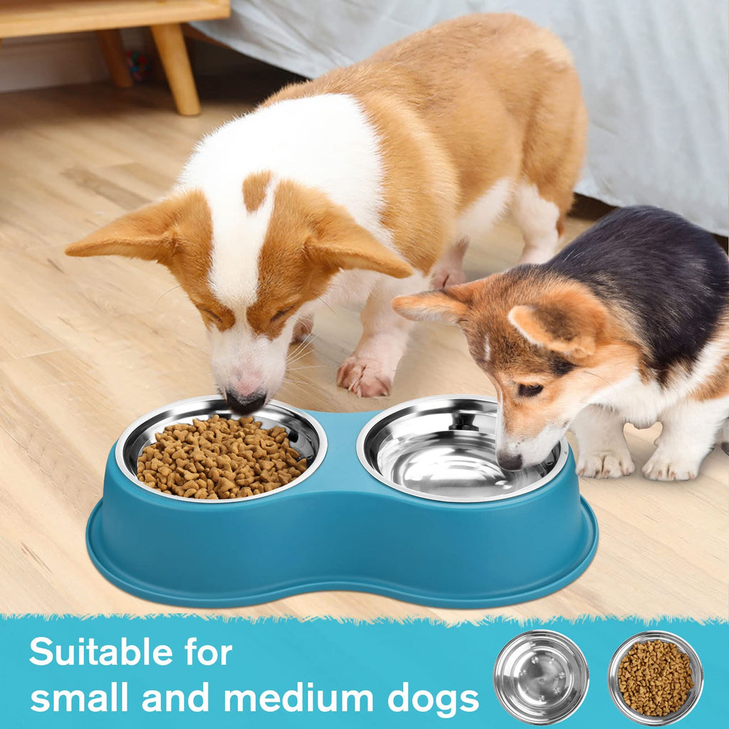 Stainless Steel Non-Slip Dog Bowls I380