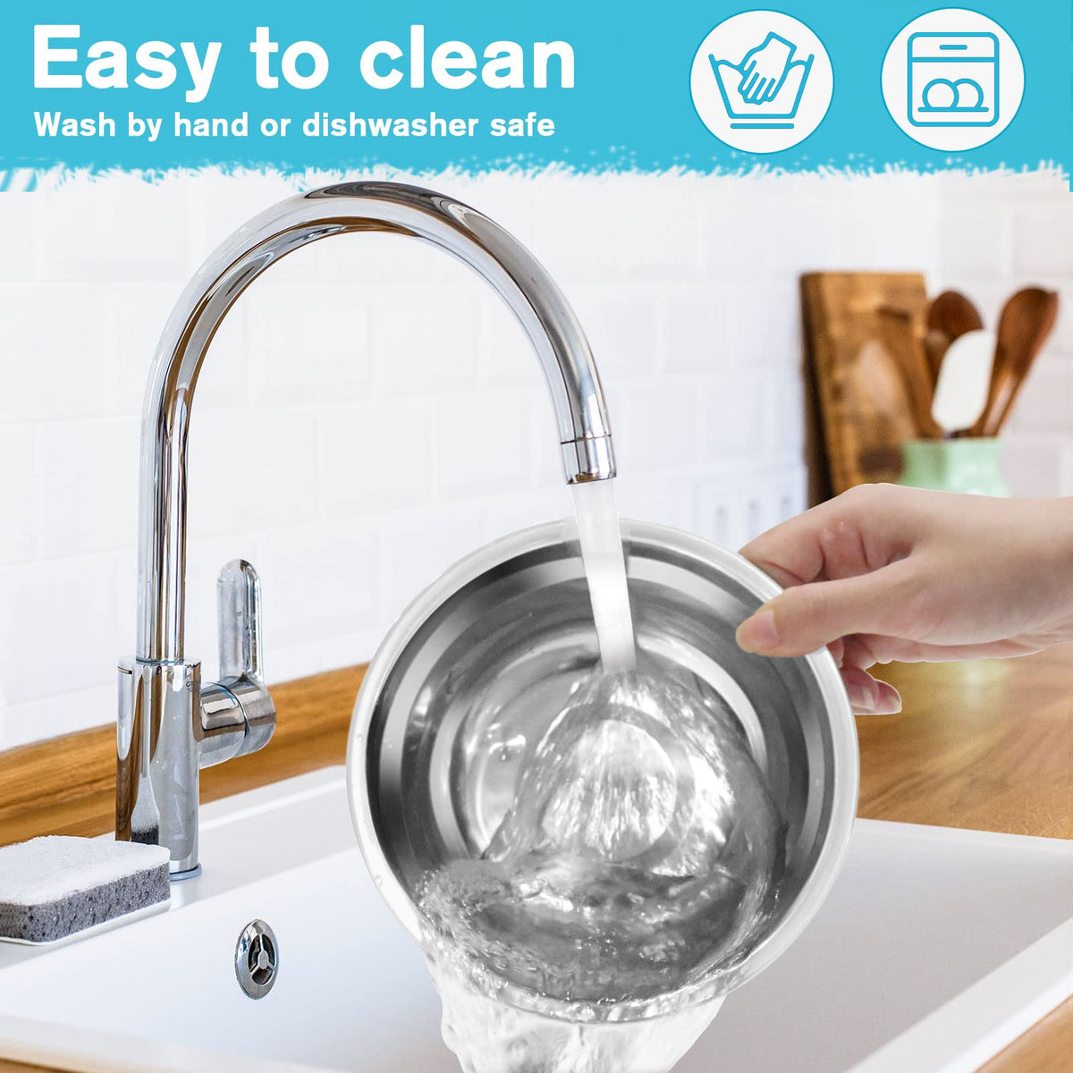 Stainless Steel Non-Slip Dog Bowls I380