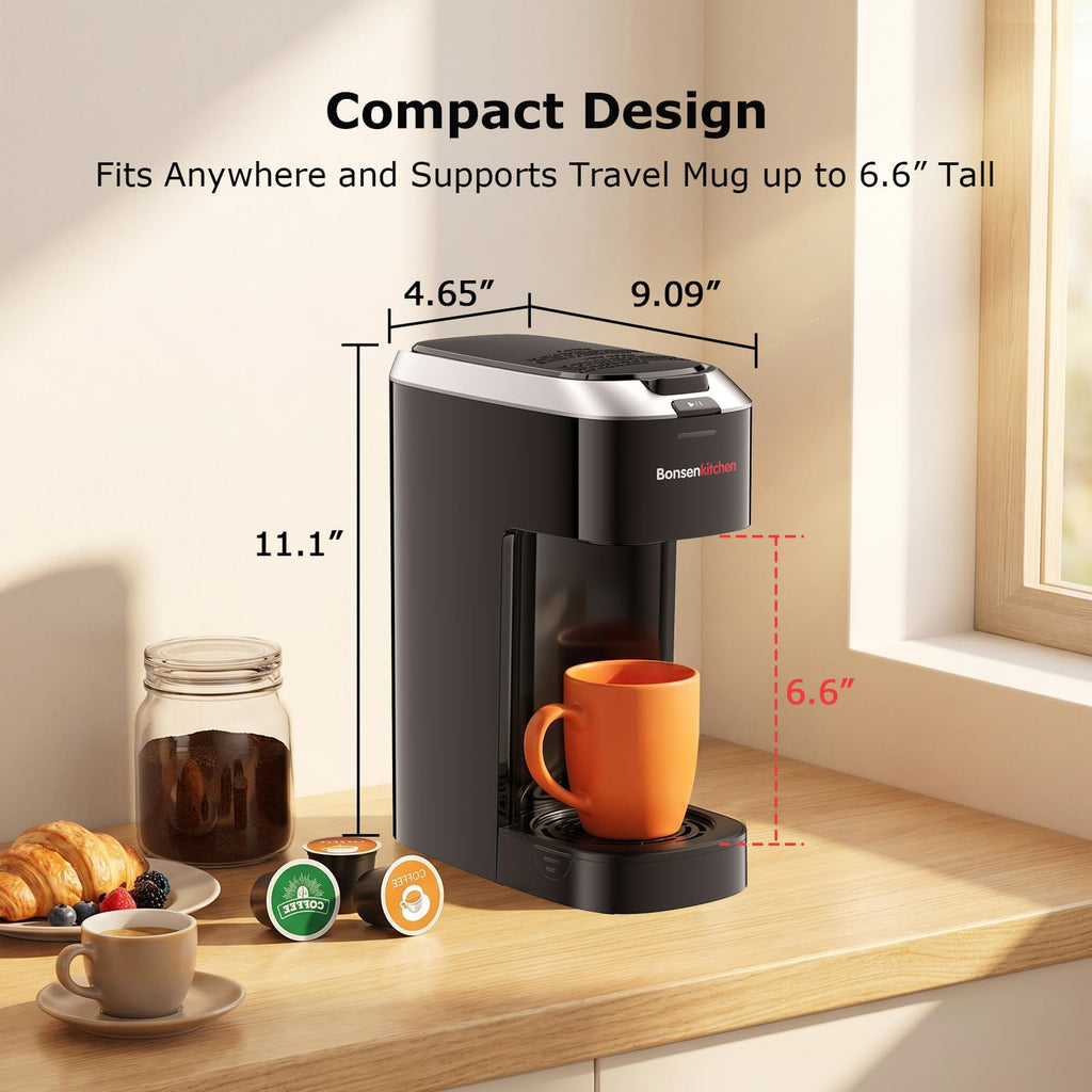 2-in-1 Single Serve Coffee Maker J229