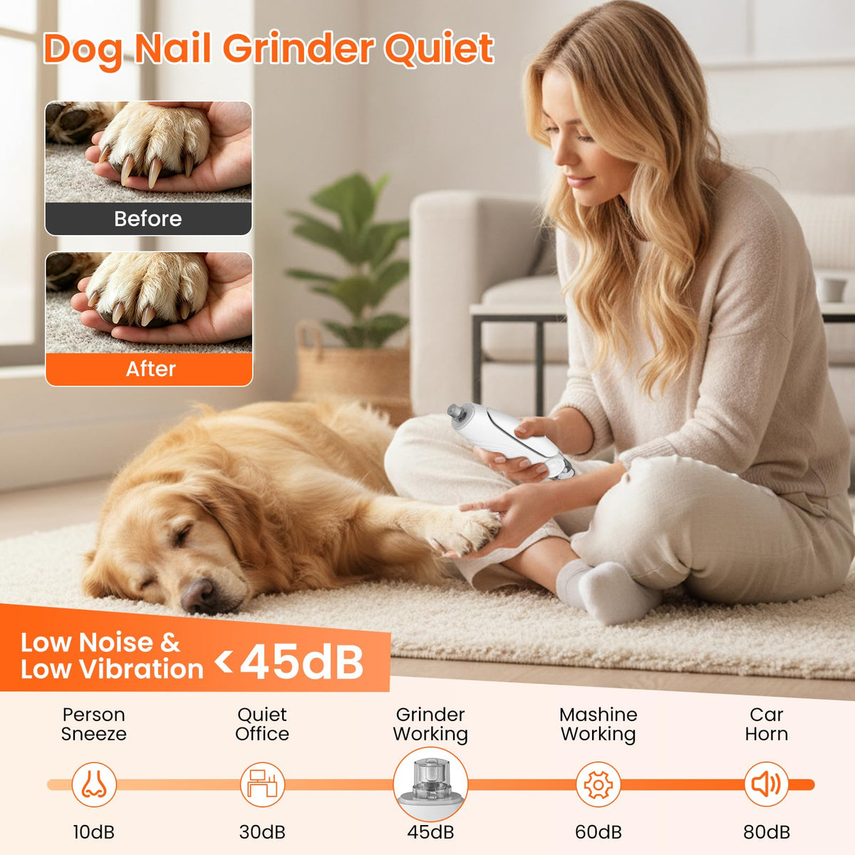 2-in-1 Dog & Cat Nail Clippers and Grinder T25798