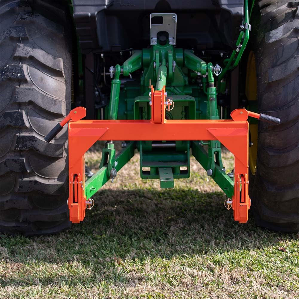 3 Point Quick Hitch Category 1 Tractor 3000 LB Lifting Capacity Orange B603
