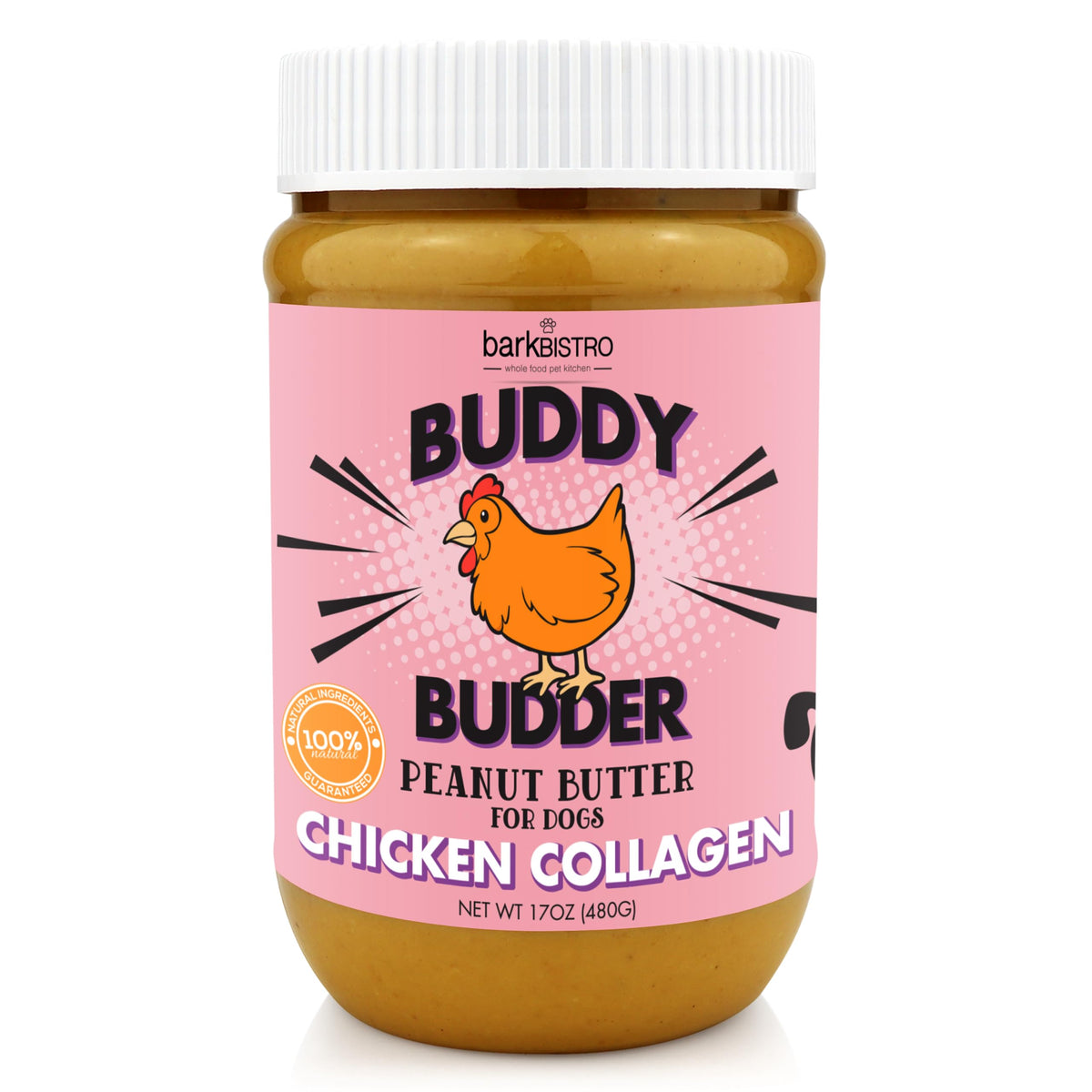 Chicken Collagen Peanut Butter Dog Treats 17oz X87645