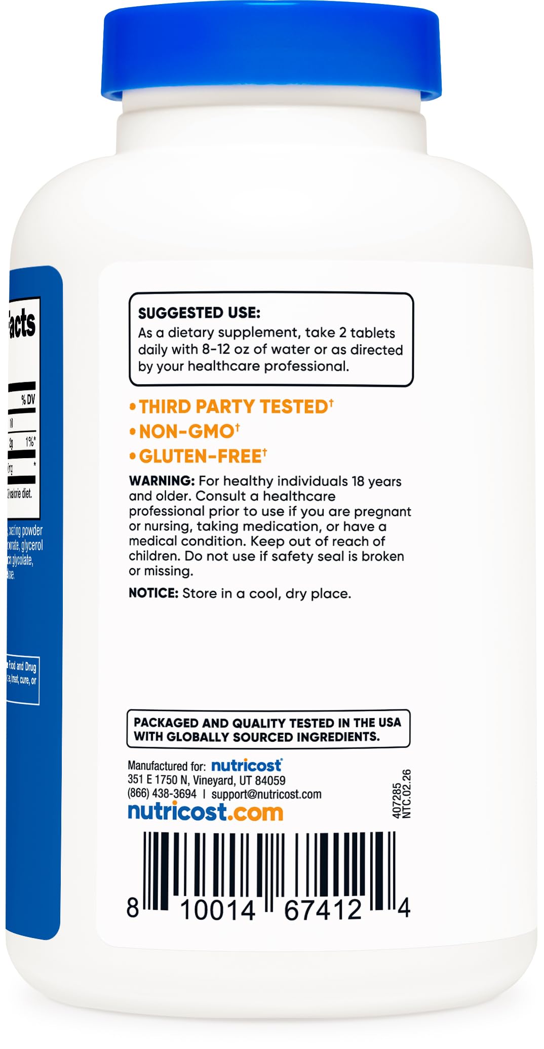 MSM Tablets 2000mg 240 Tablets Z66357
