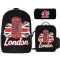 Backpack with Lunch Box Pencil Case D6640