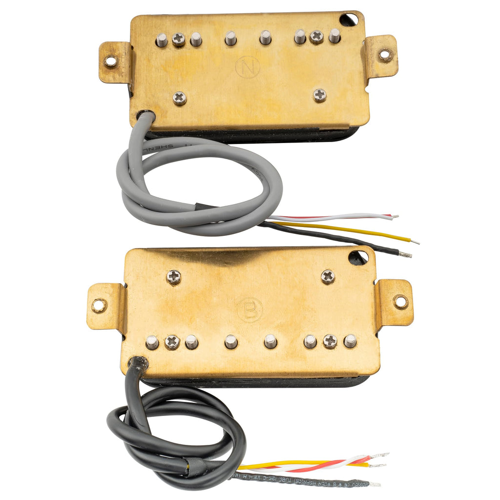 Alnico 5 Open Humbucker Pickups Set Black M149