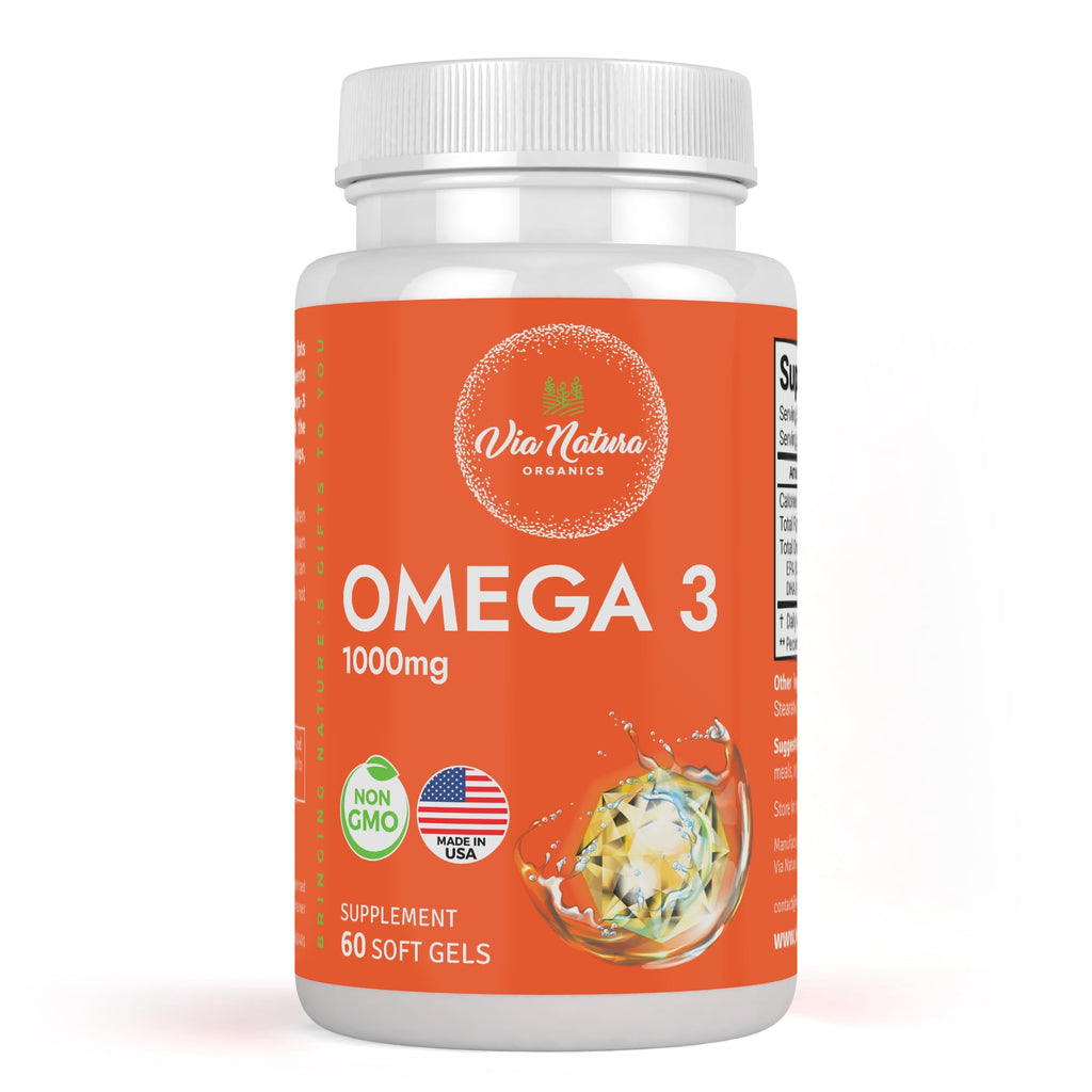 Omega 3 Fish Oil 1000mg EPA & DHA 60 Softgels G253463