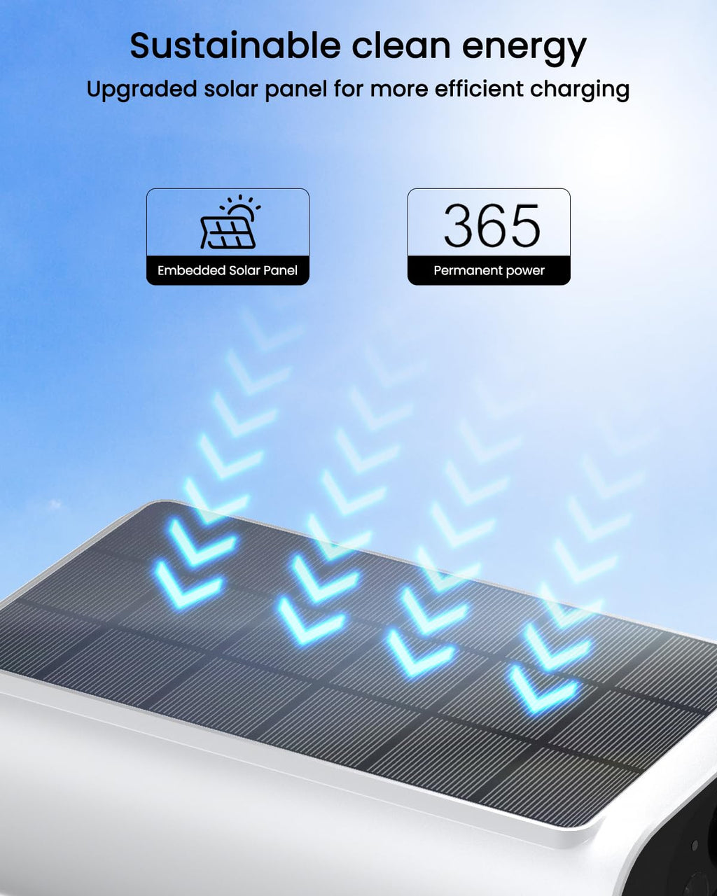 Solar Security Cameras Wireless Outdoor 4MP 2.5K HD E49217