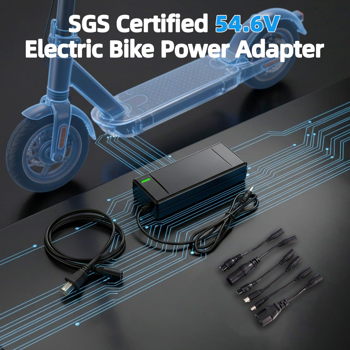 54.6V 2A Lithium Battery Charger M25813