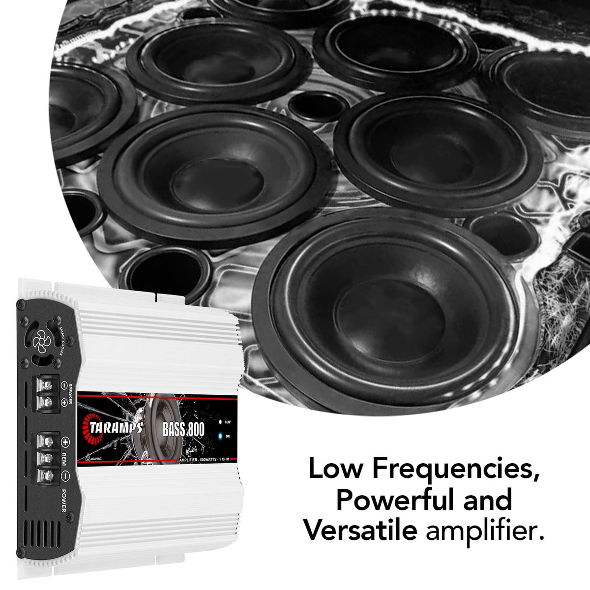 1 Ohm 800W RMS Monoblock Car Subwoofer Amplifier I317
