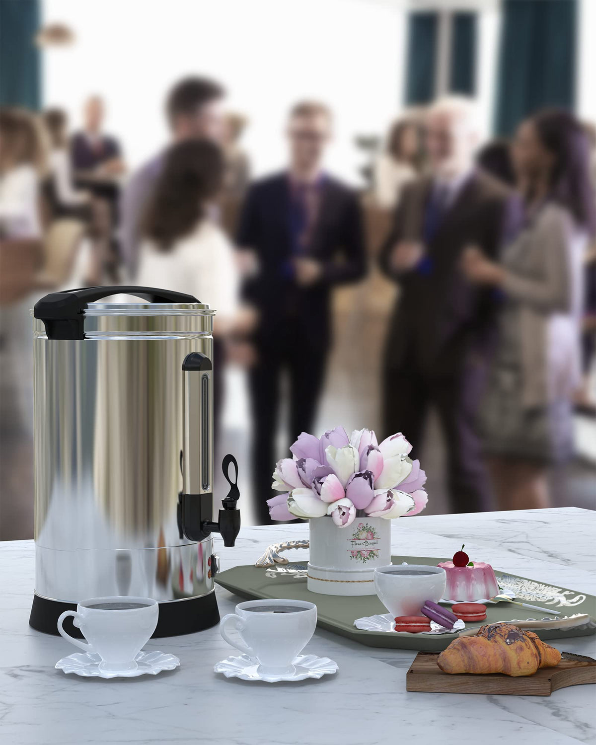 120 Cup Stainless Steel Electric Coffee Urn S93802