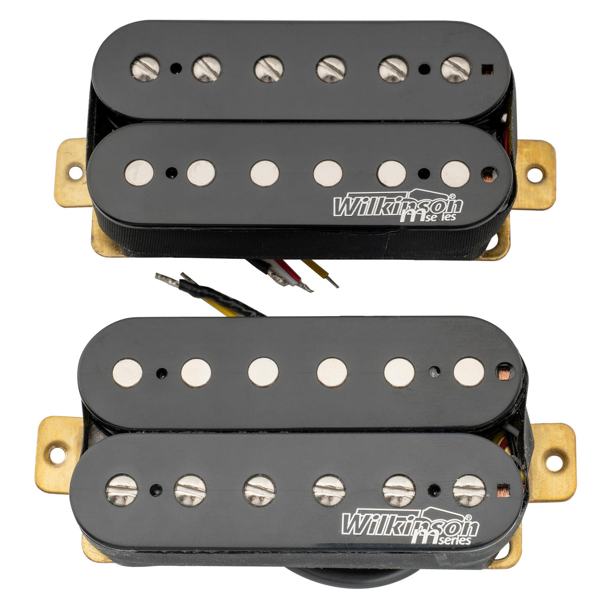 Alnico 5 Open Humbucker Pickups Set Black M149