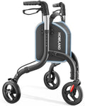 Foldable 3 Wheel Walkers Lightweight Aluminum Frame X24913