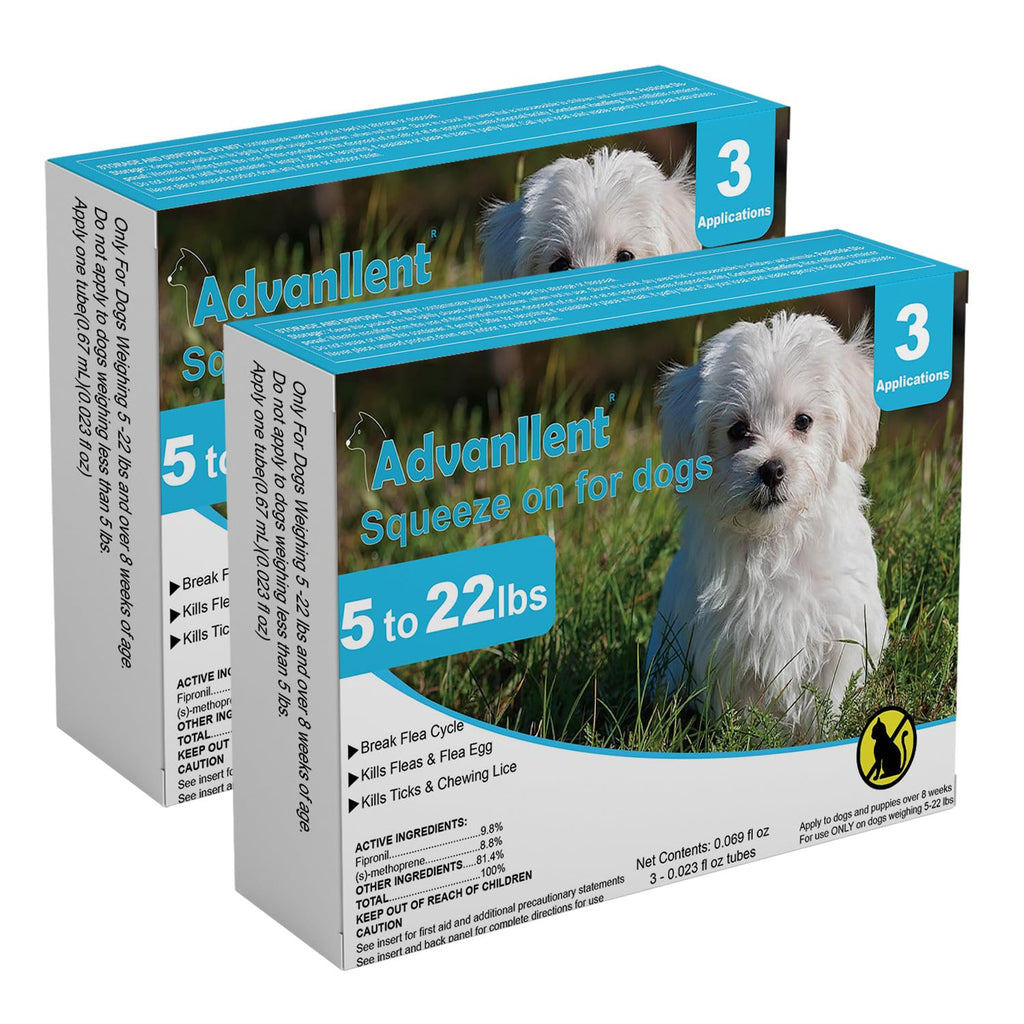 Flea and Tick Prevention for Dogs 6 Doses T824030
